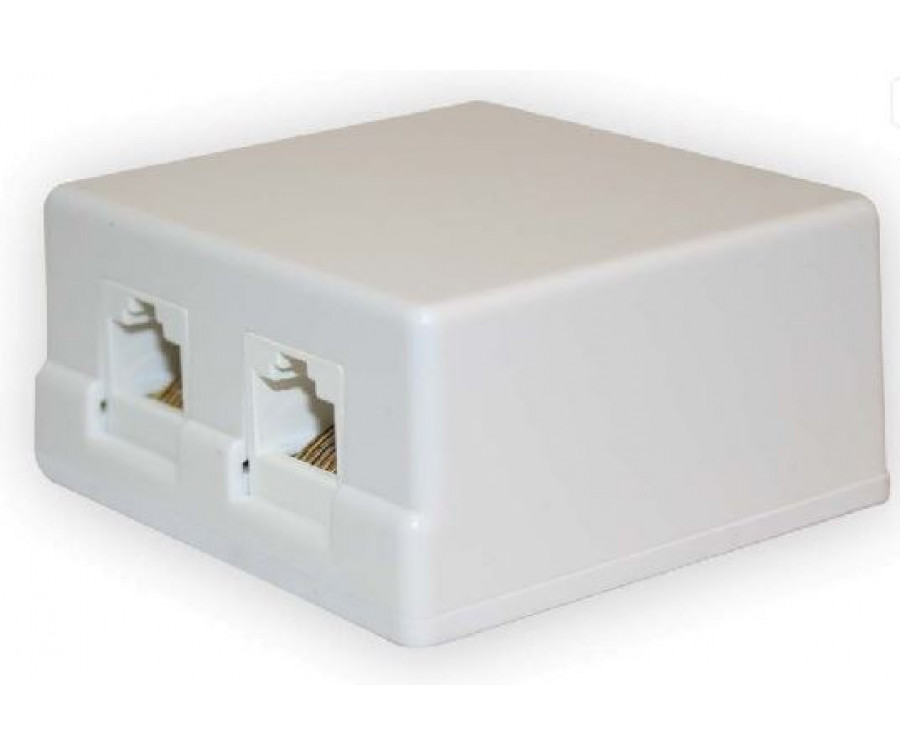 <b>KDCA-28</b> Datora rozete 2x RJ45 virsapmetuma