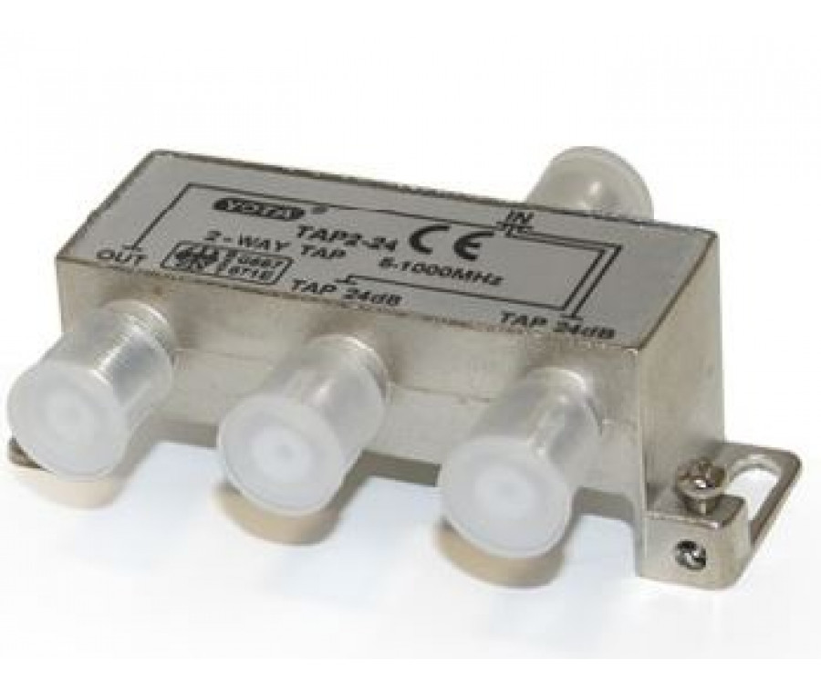 <b>TAP2-24</b> TV nozarotājs uz 2-24dB [5-1000MHz]