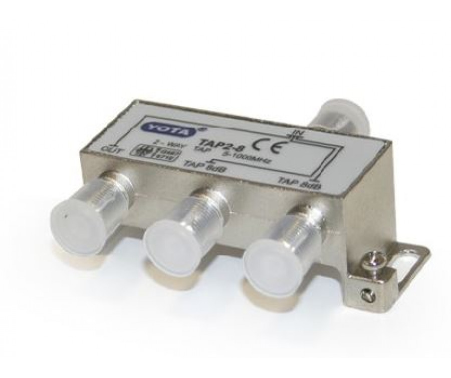 <b>TAP2-8</b> TV nozarotājs uz 2-8dB [5-1000MHz]