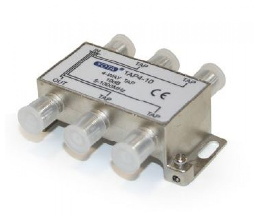 <b>TAP4-10</b> TV nozarotājs uz 4-10dB [5-1000MHz]