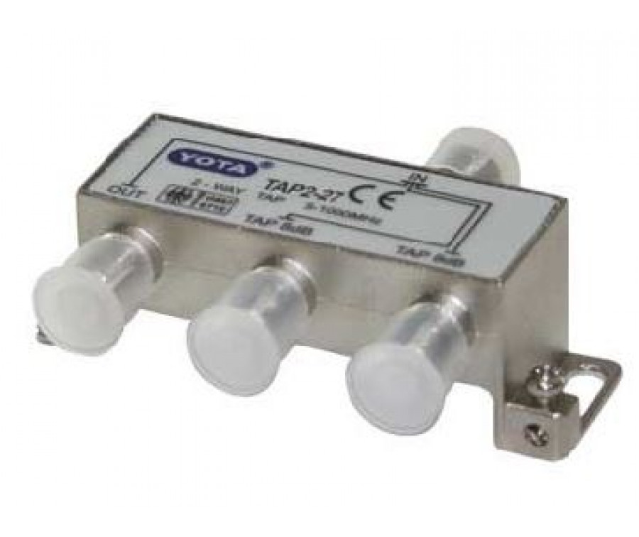 <b>TAP2-27</b> TV nozarotājs uz 2-27dB [5-1000MHz]